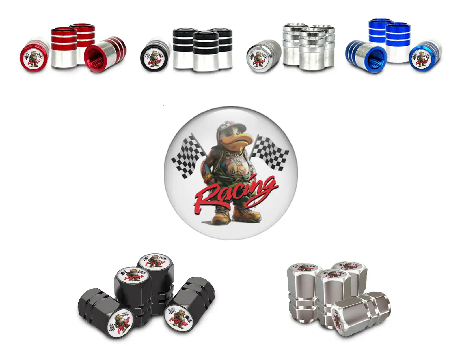 Valve Covers Bicycle Standard Design Style Look